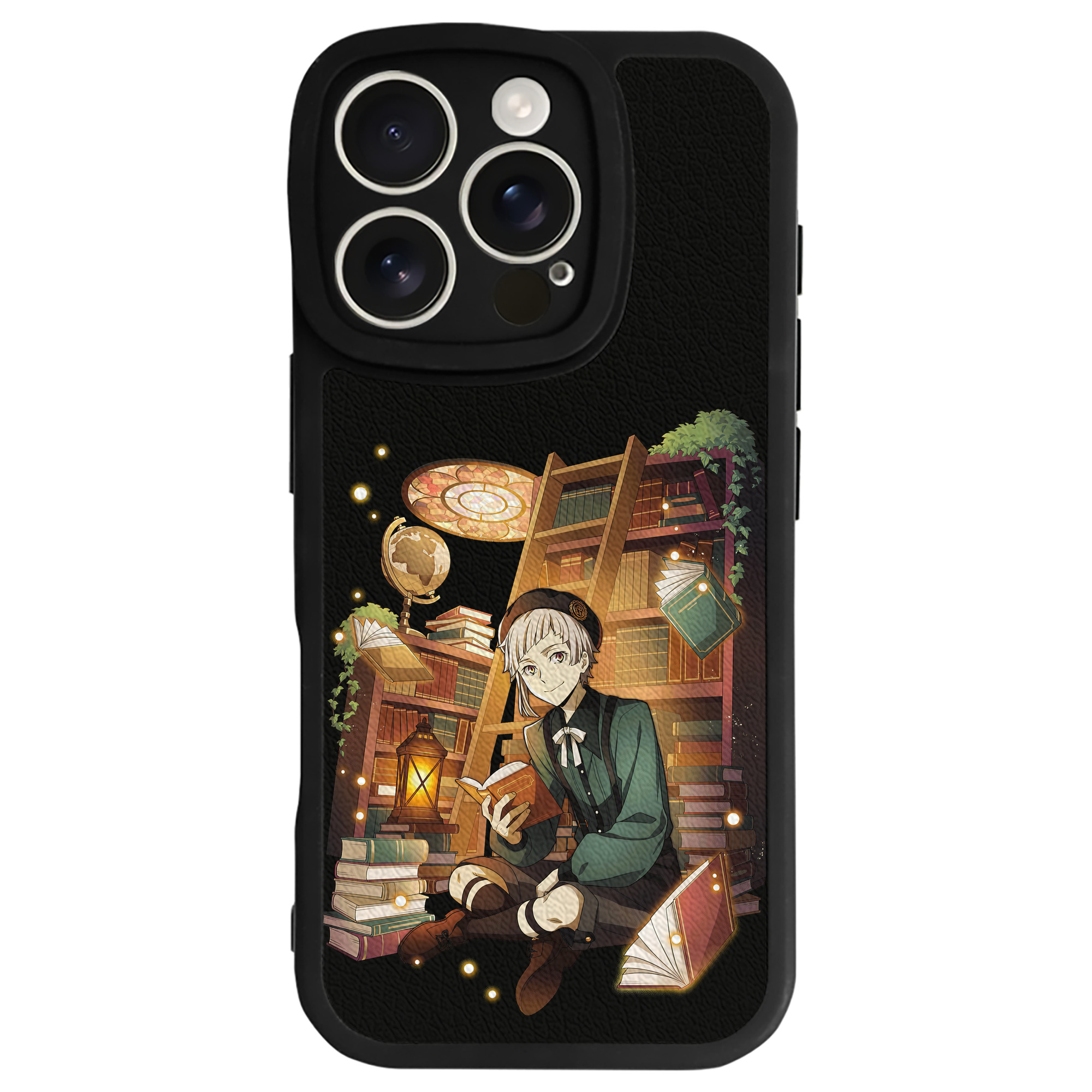 （画像用） 文豪ストレイドッグス Bungo Stray Dogs 【iPhone 16シリーズ対応】シリコンスマホケース（レザー調） 材質：シリコン